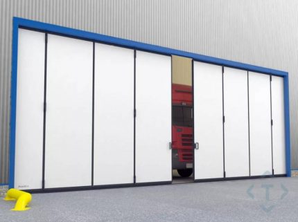 Складные ворота DoorHan промышленные