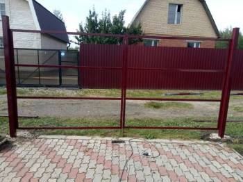 Каркас без обшивки для распашных дачных ворот